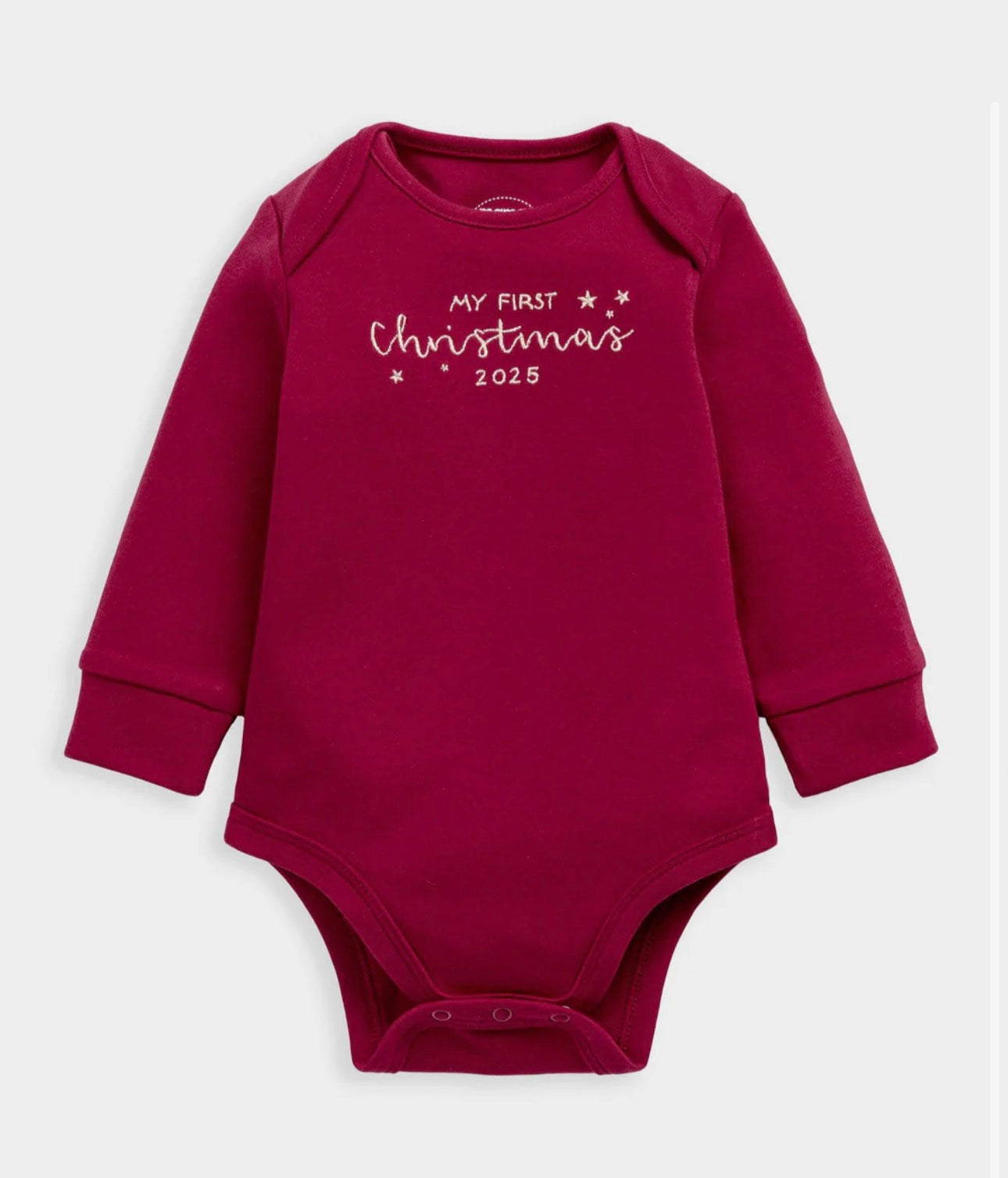 My First Christmas Red Bodysuit