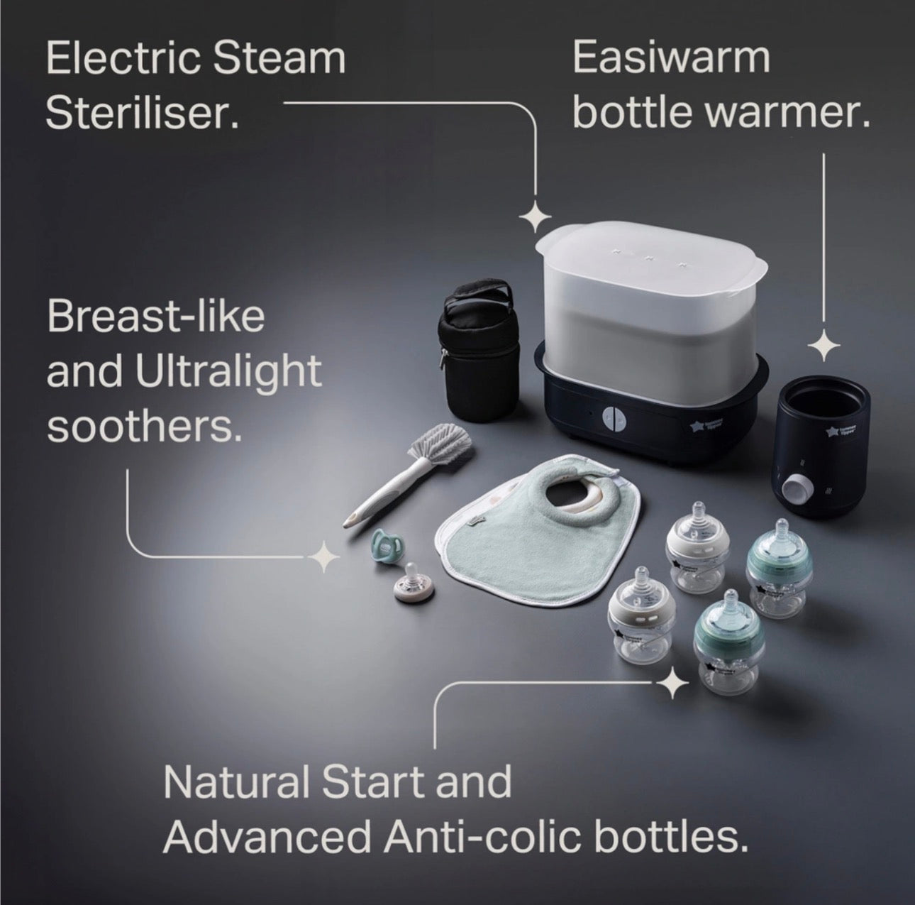 Tommee Tippee Complete Feeding Set - Black