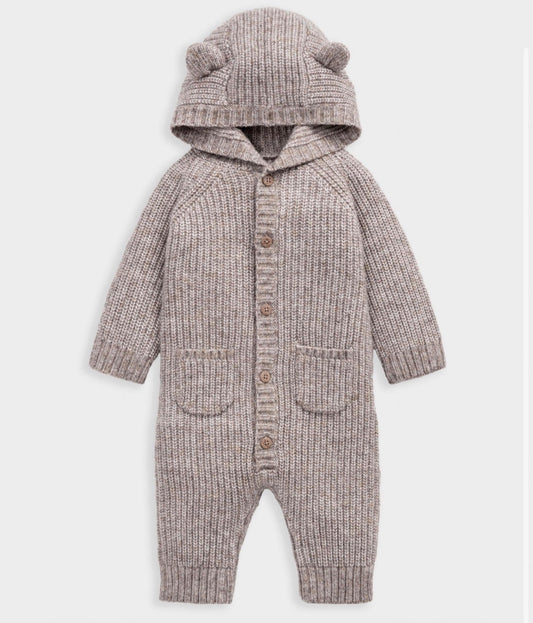 Ribbed Knitted Romper