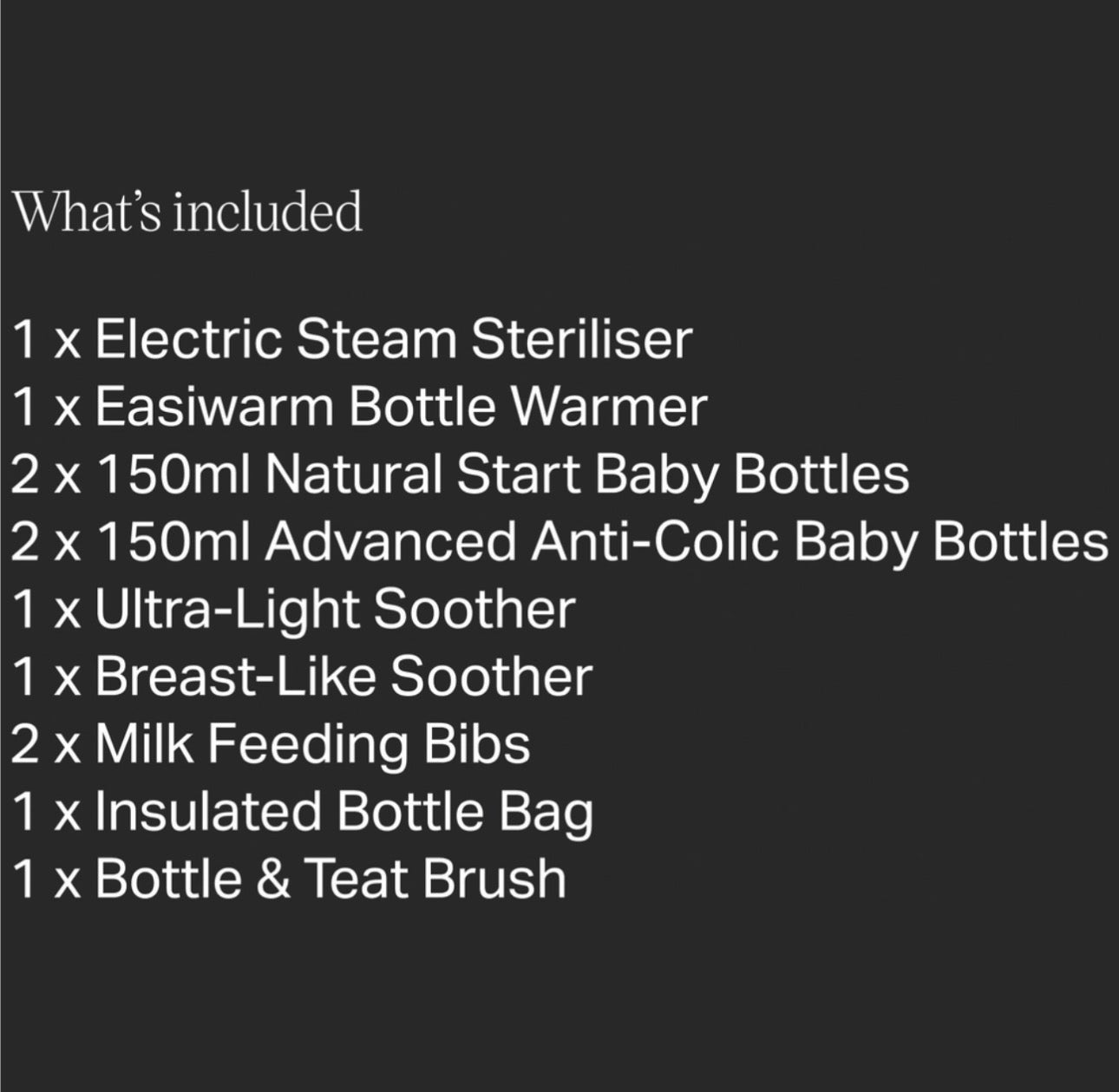 Tommee Tippee Complete Feeding Set - Black