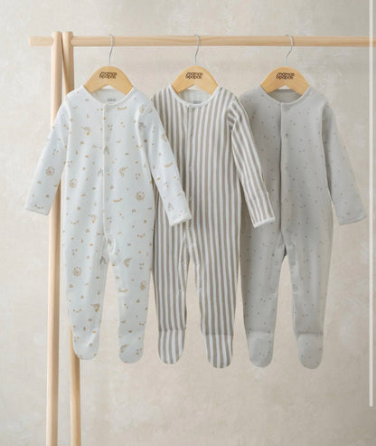 Circus Sleepsuits (Pack of 3)