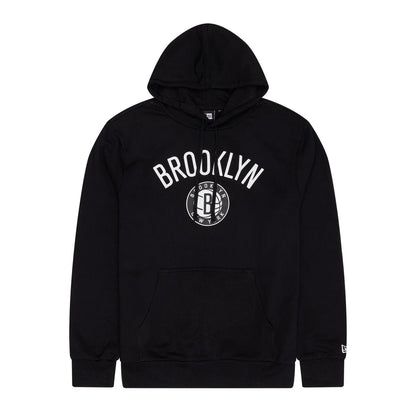Brooklyn Nets NBA Regular Black Pullover Hoodie